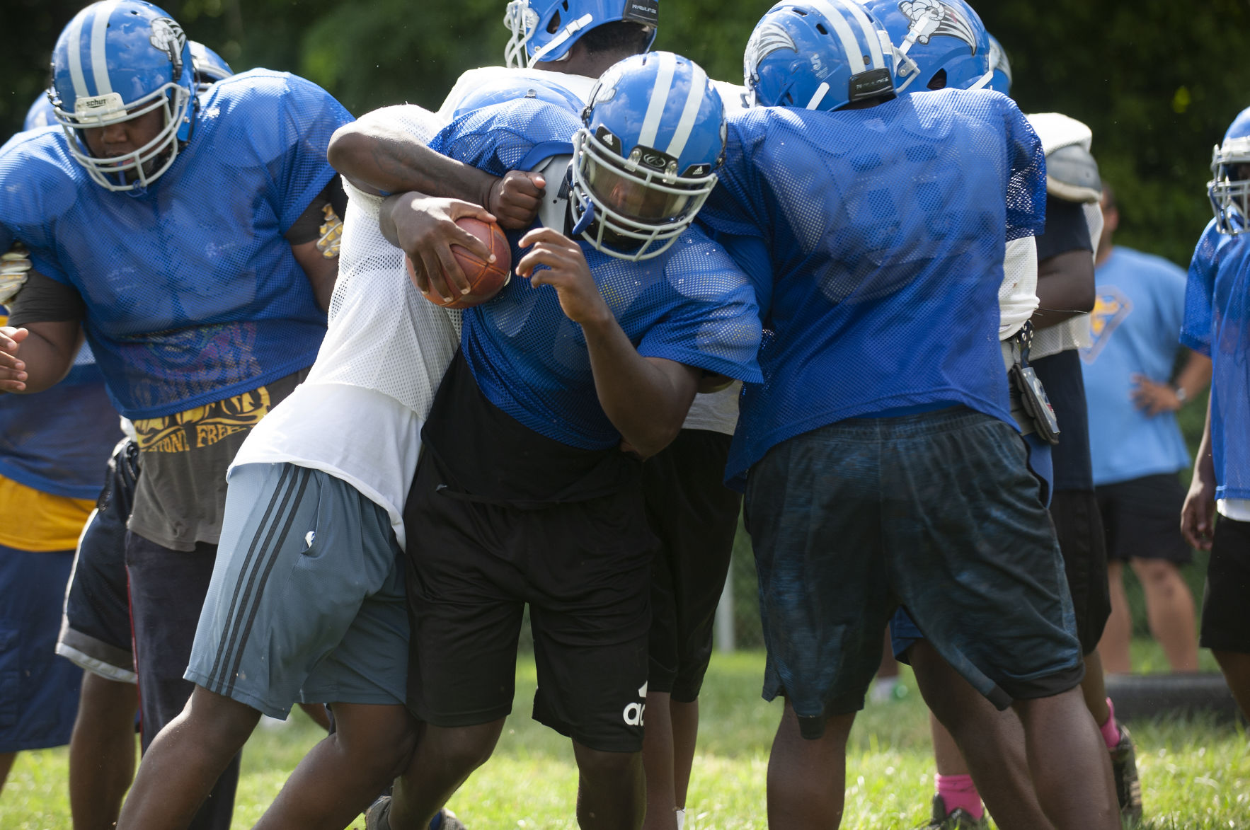 Riverview Gardens football practice